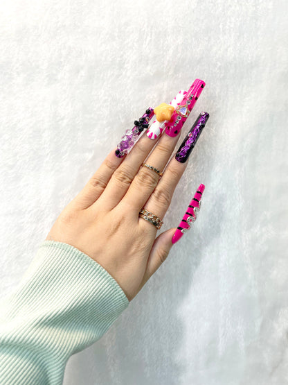 Fierce Fashionista Handmade Nails M112