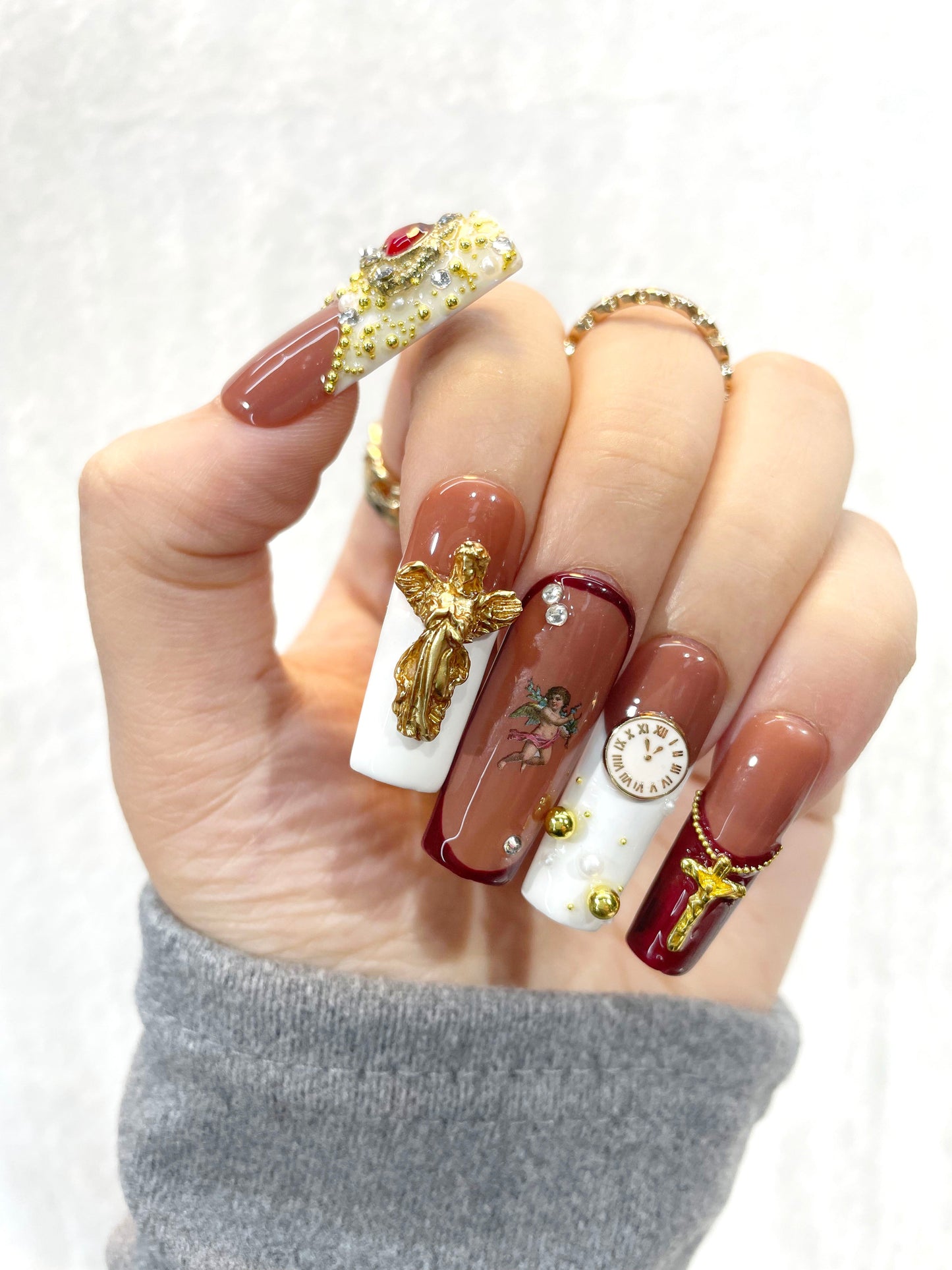 AngelicTimeGlam Handmade Nails C007