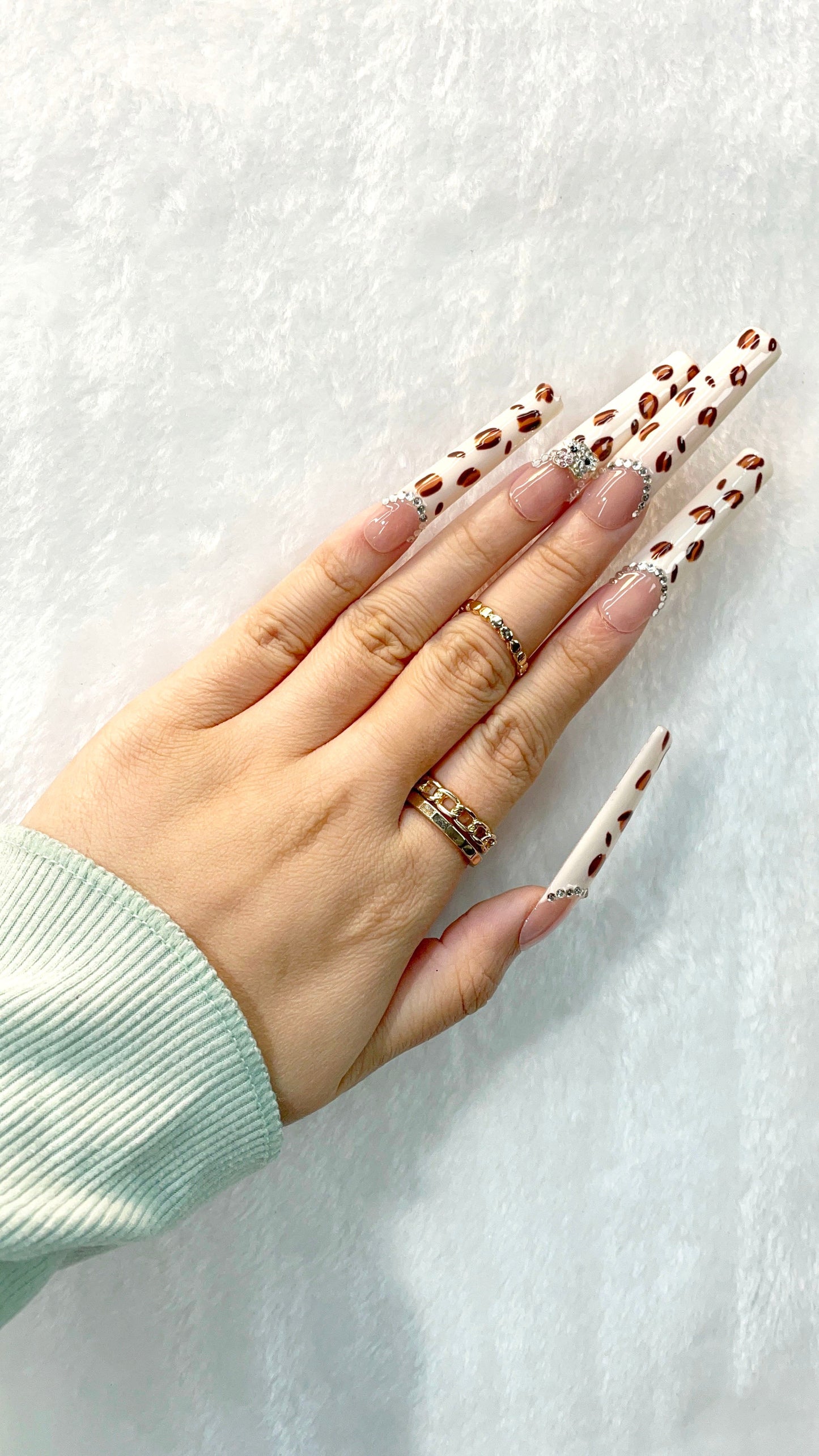 Wild Elegance Handmade Press-On Nails L072